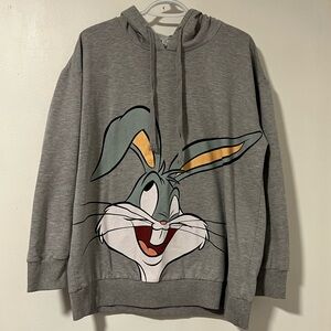 Warner Bros. Gray Bugs Bunny Sweater